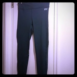 Aeropostale Long Mesh Cut-out Leggings